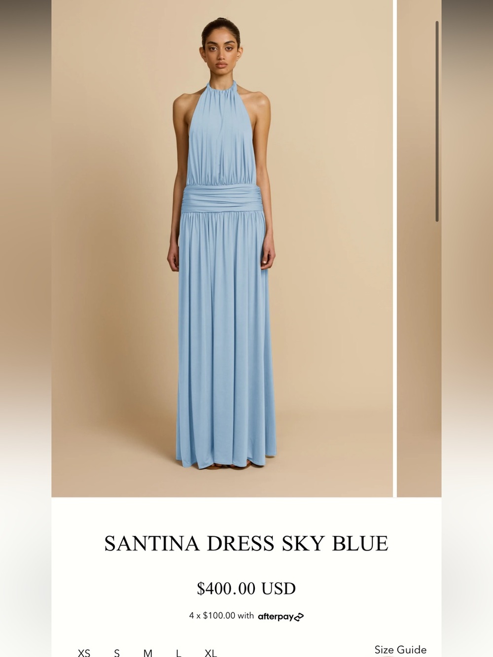 Arcina Ori Santina Dress in Sky Blue
